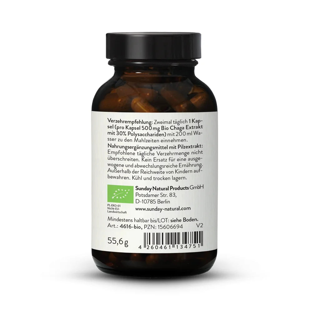 Bio Chaga Extrakt 90 Kps.