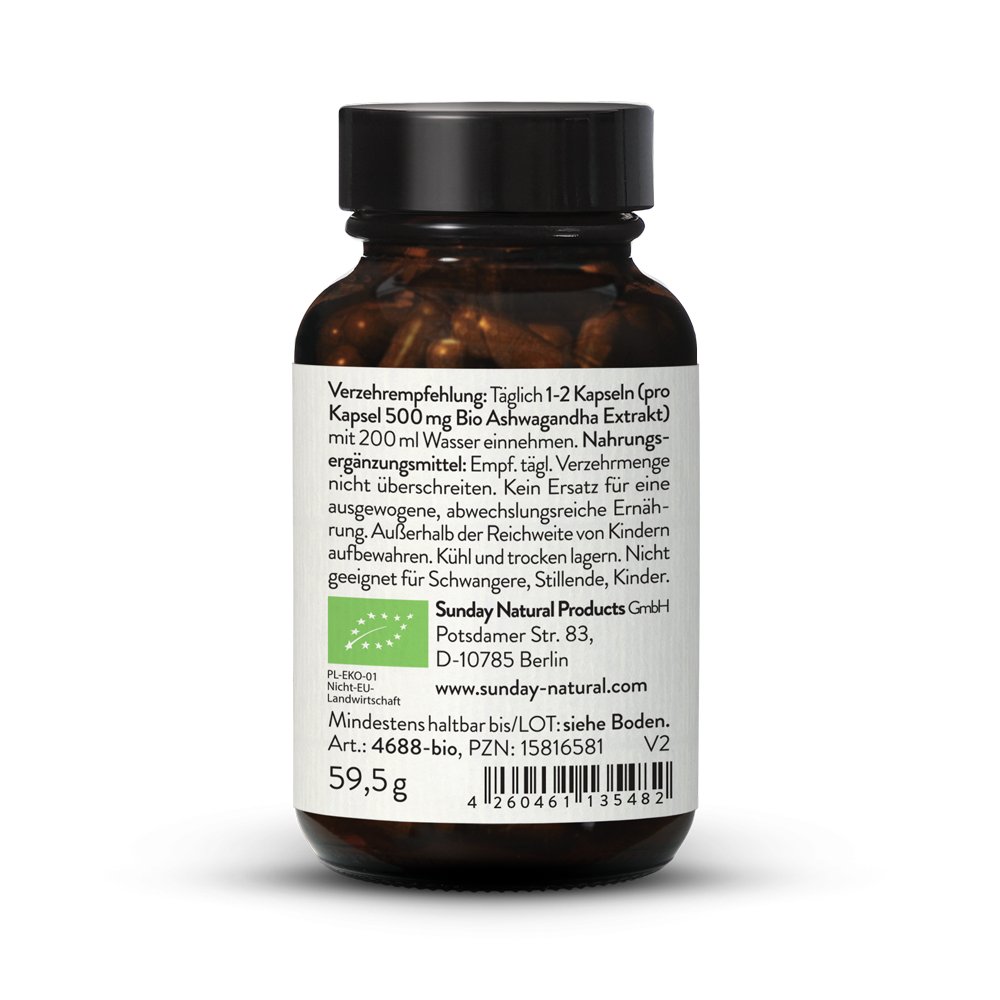 Ashwagandha KSM-66 100 Kps. Bio