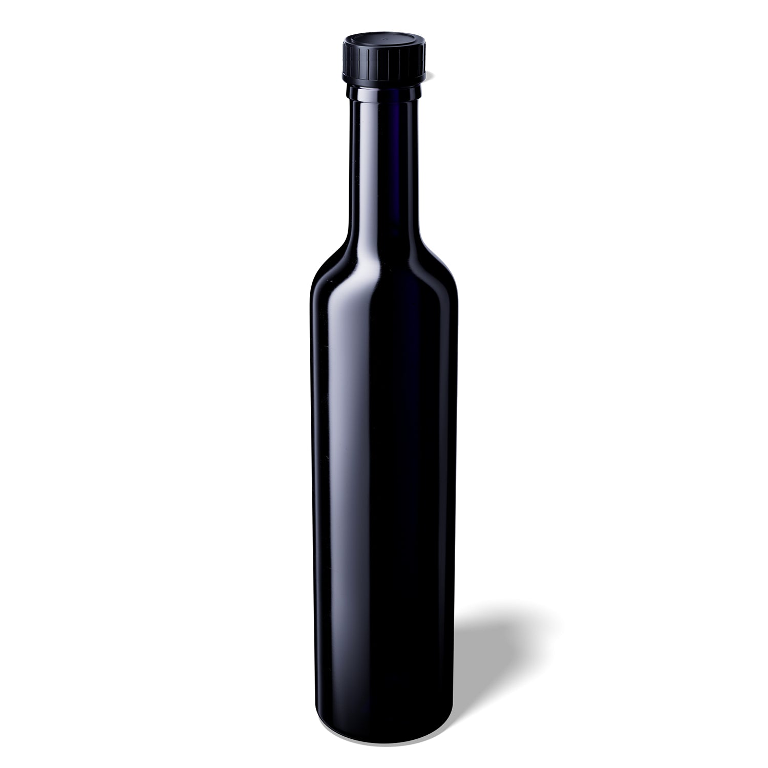 Bouteille en verre violette 0,5 l ronde