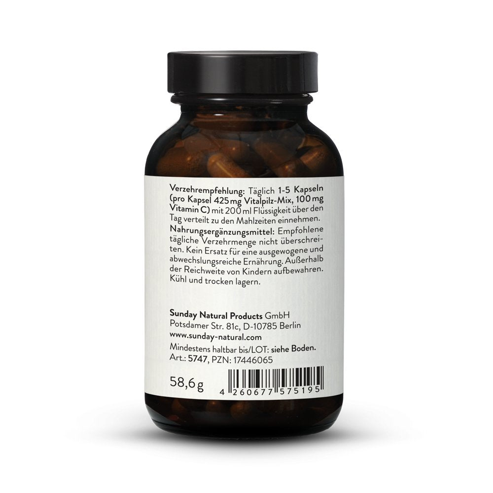 Champignons médicinaux actifs immunitaires 90 caps.