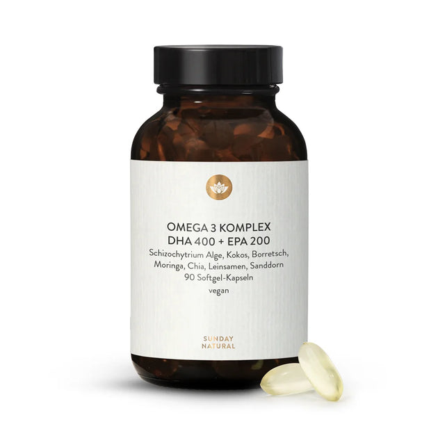 Omega 3 Komplex DHA 400 + EPA 200 90 Softkapseln