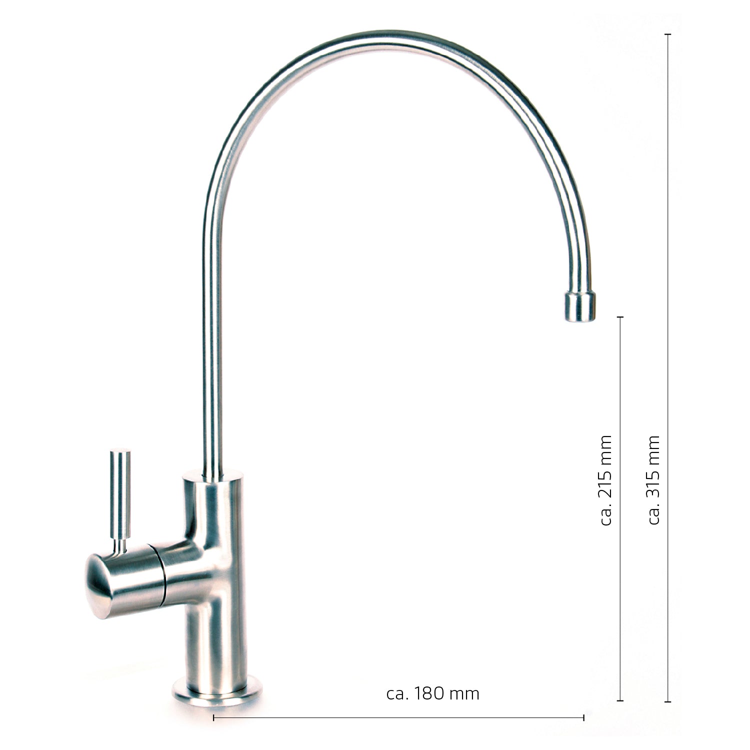 Zweithahn WS1-13 E edelstahl