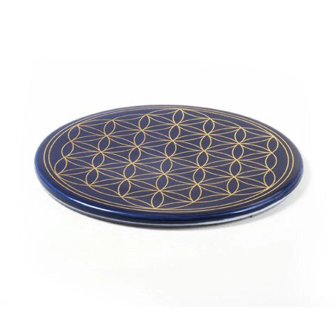 LB coaster cobalt blue/gold