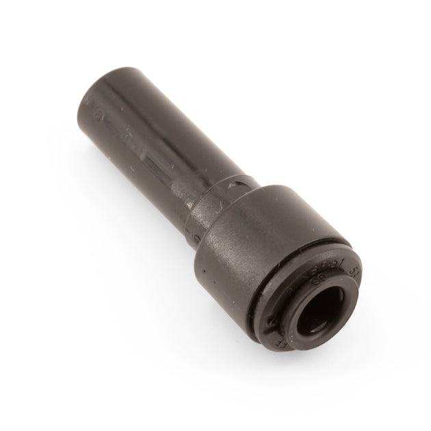 Einsteck-Reduzierverbinder 10 mm Stutzen auf 6 mm Rohr, schwarz