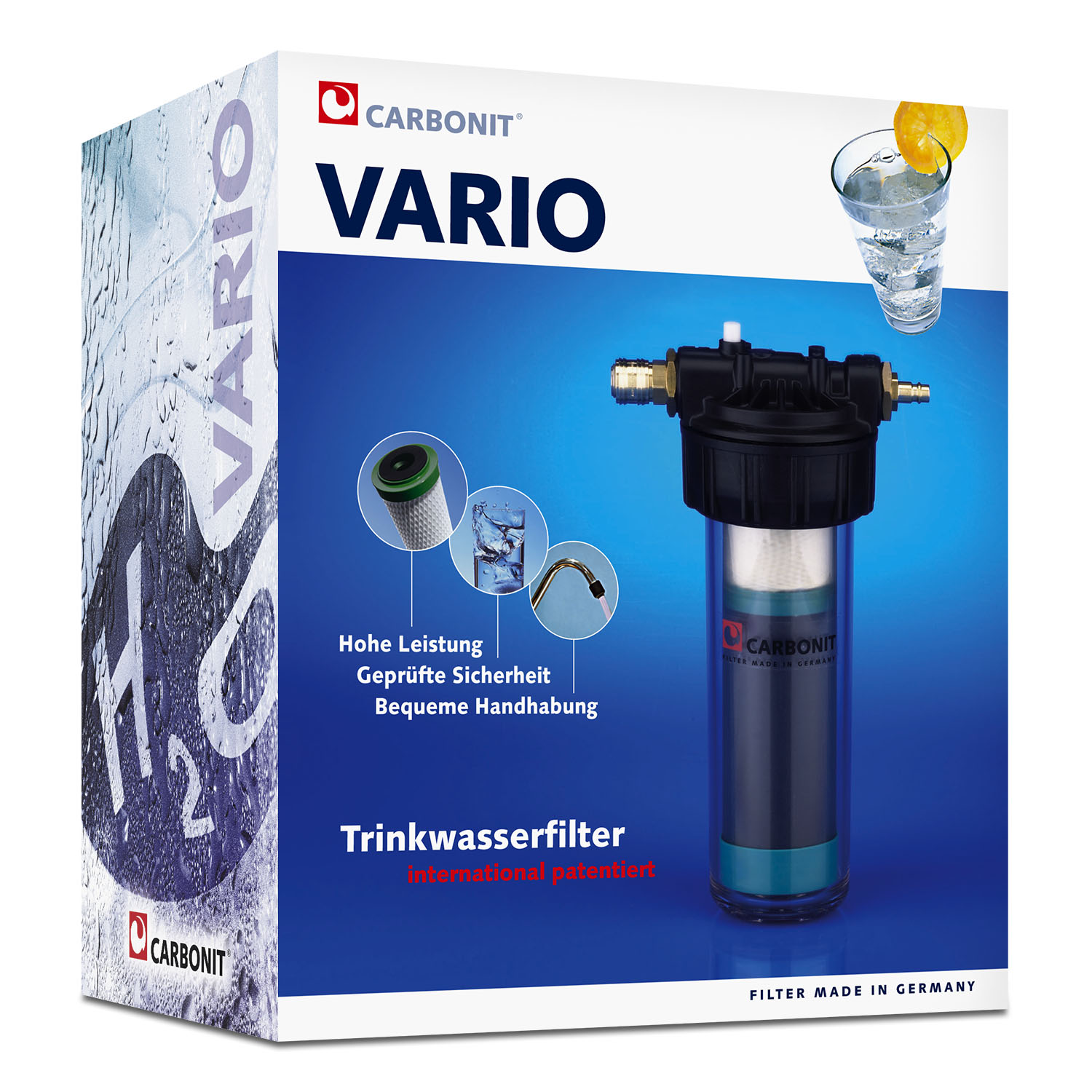 Trinkwasserfilter Carbonit VARIO-HP Untertisch